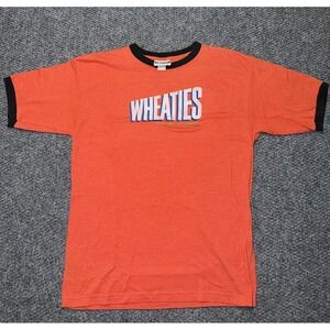 Passing4sane Vintage Wheaties Breakfast‎ of Champions Ringer T-Shirt XL